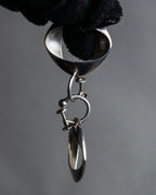 "GEORG JENSEN" Henning Koppel design sculptural silver earring