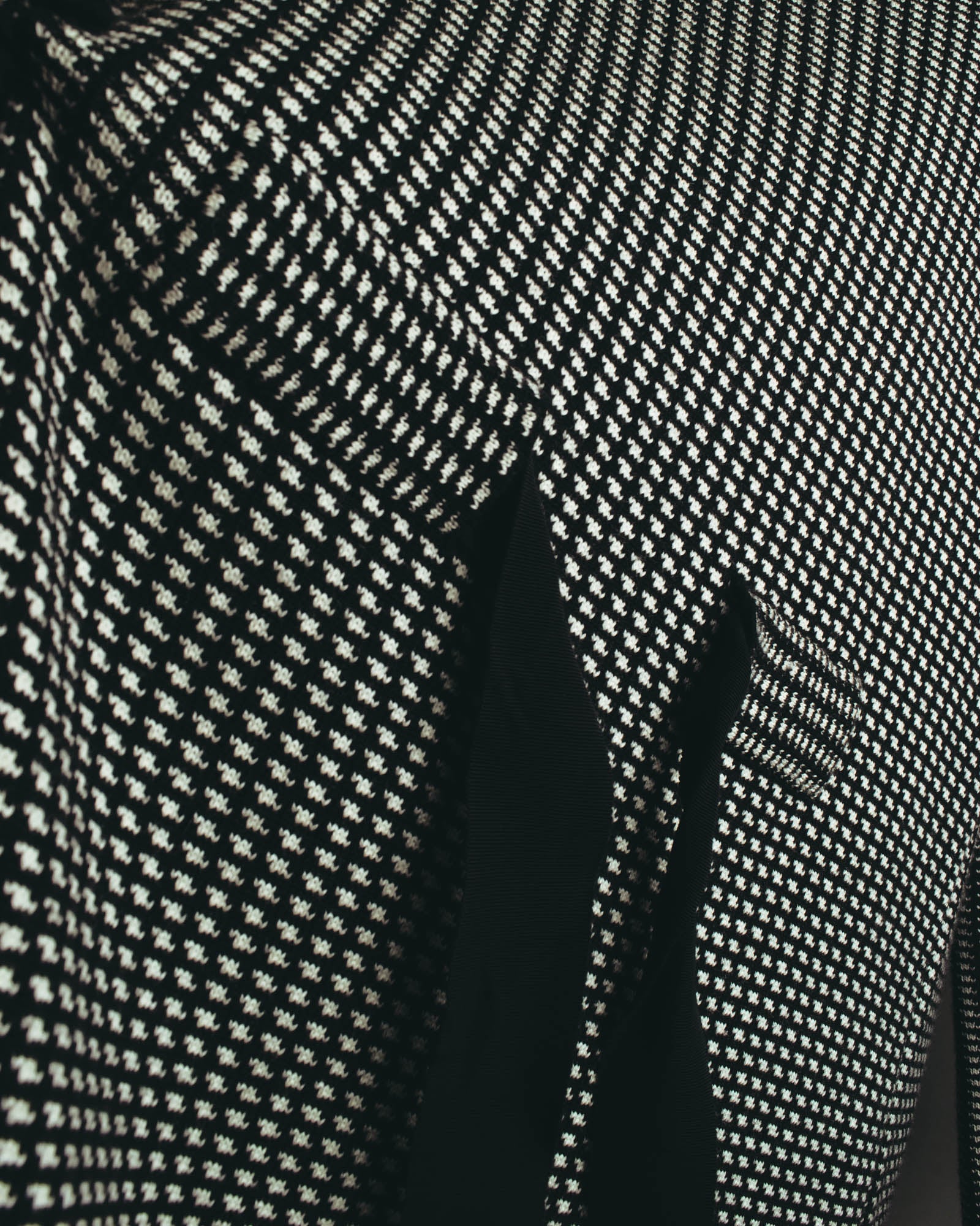 "Christian Dior" 00's Textured wool knit coat