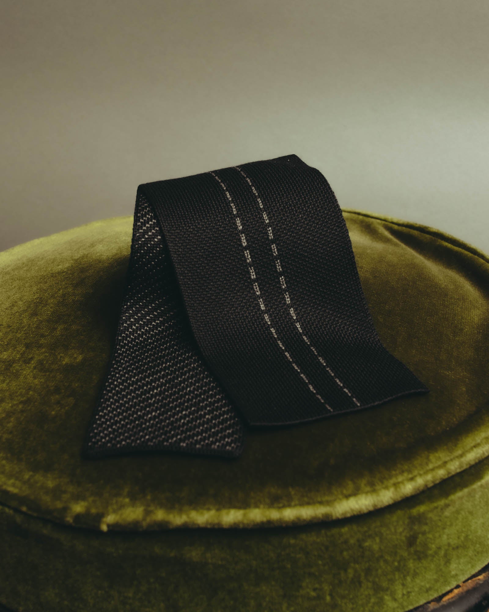 "Hermès" 00's-20's Refined silk knit tie