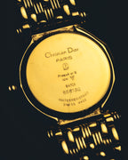 "Christian Dior" 80's-90's Gold plated wristwatch