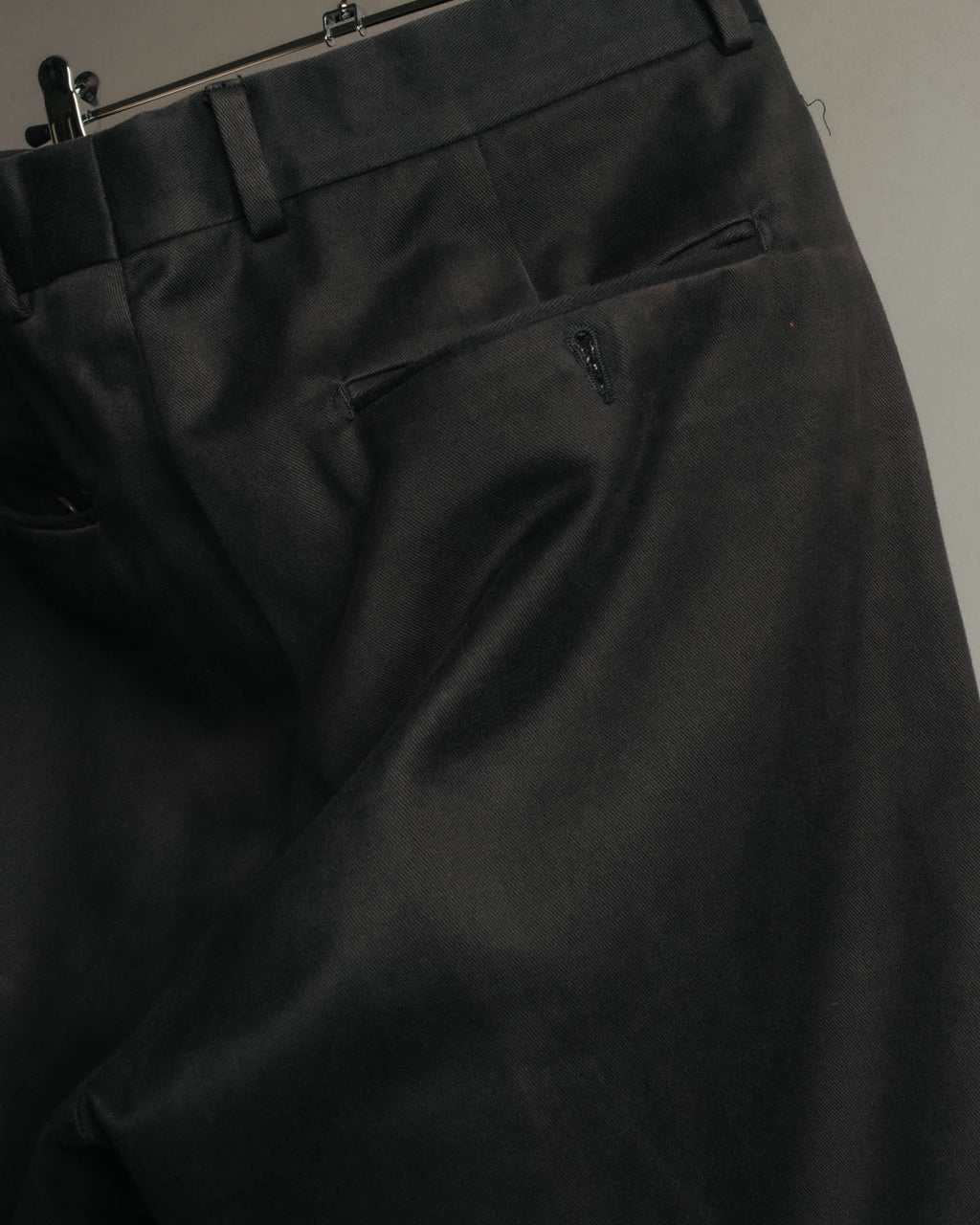 -SPECIAL- "Hermès" 90's-00's Refined cotton trousers