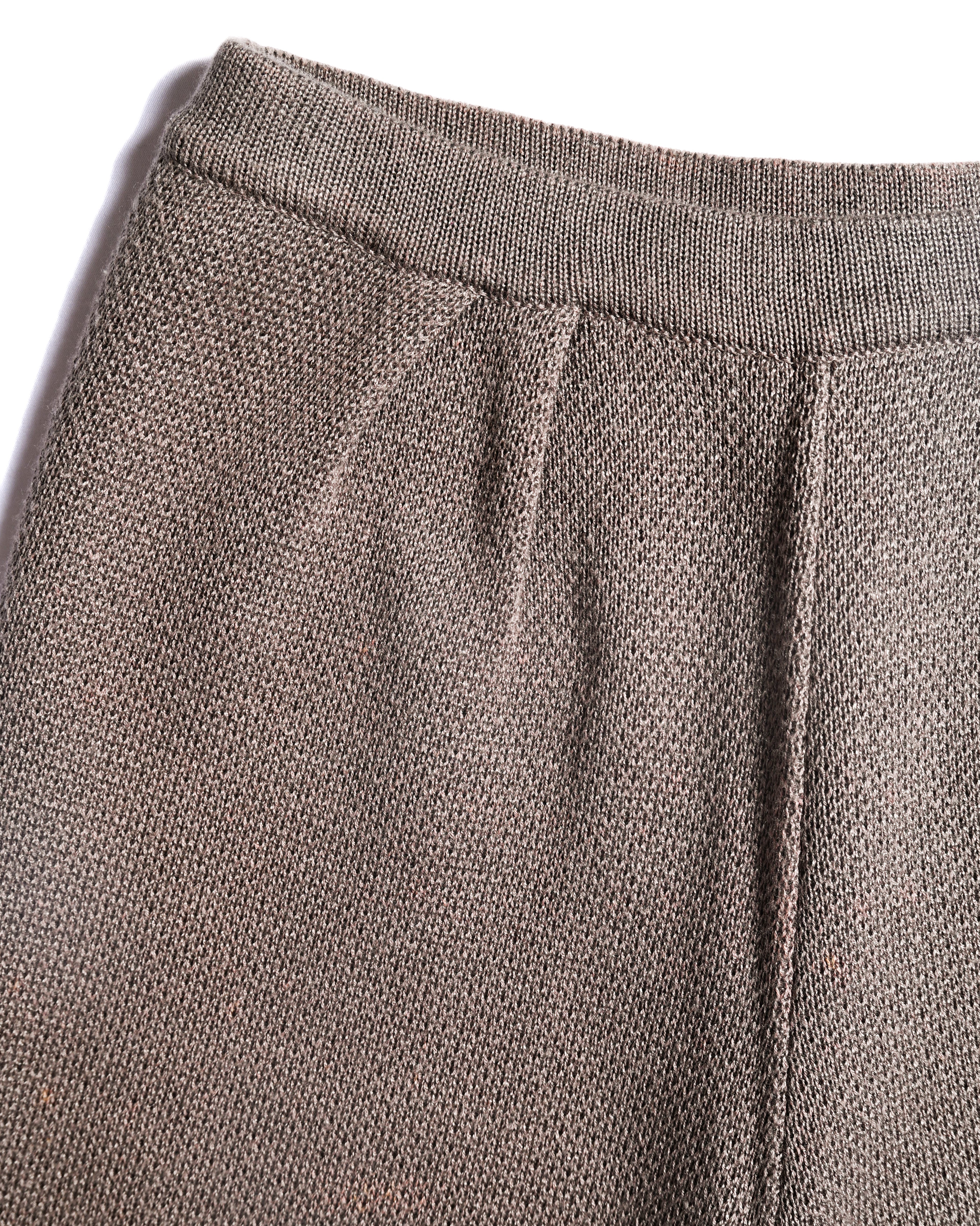 GIVENCHY/ 2 Tuck Knit Casual Shorts Beige