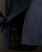 "PAUL SMITH" Satin-switched striped tailored jacket