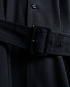 "tricot COMME des GARCONS" 90's Tailored collar belted long dress