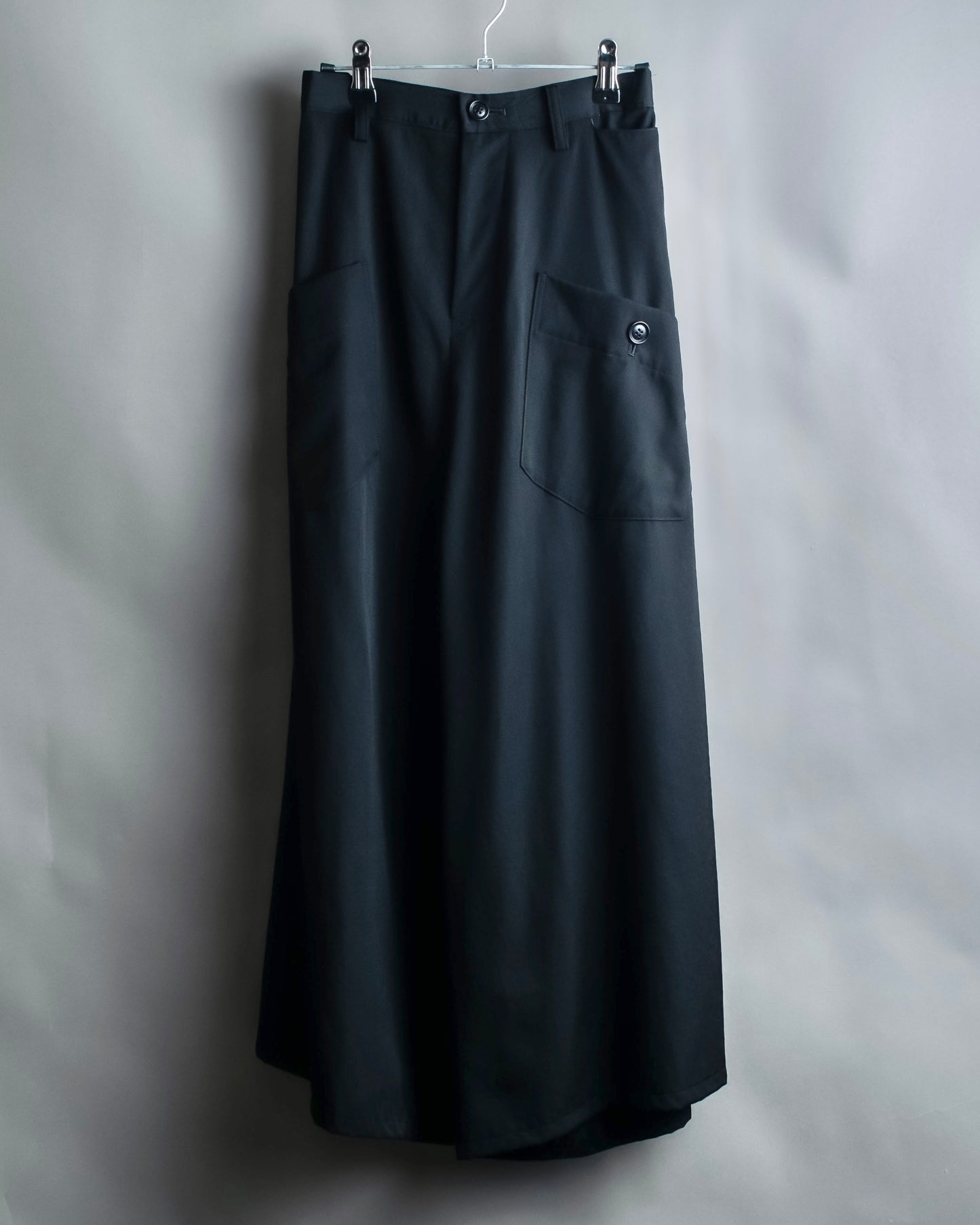 "Y's" Wool gabardine sarouel skirt pants