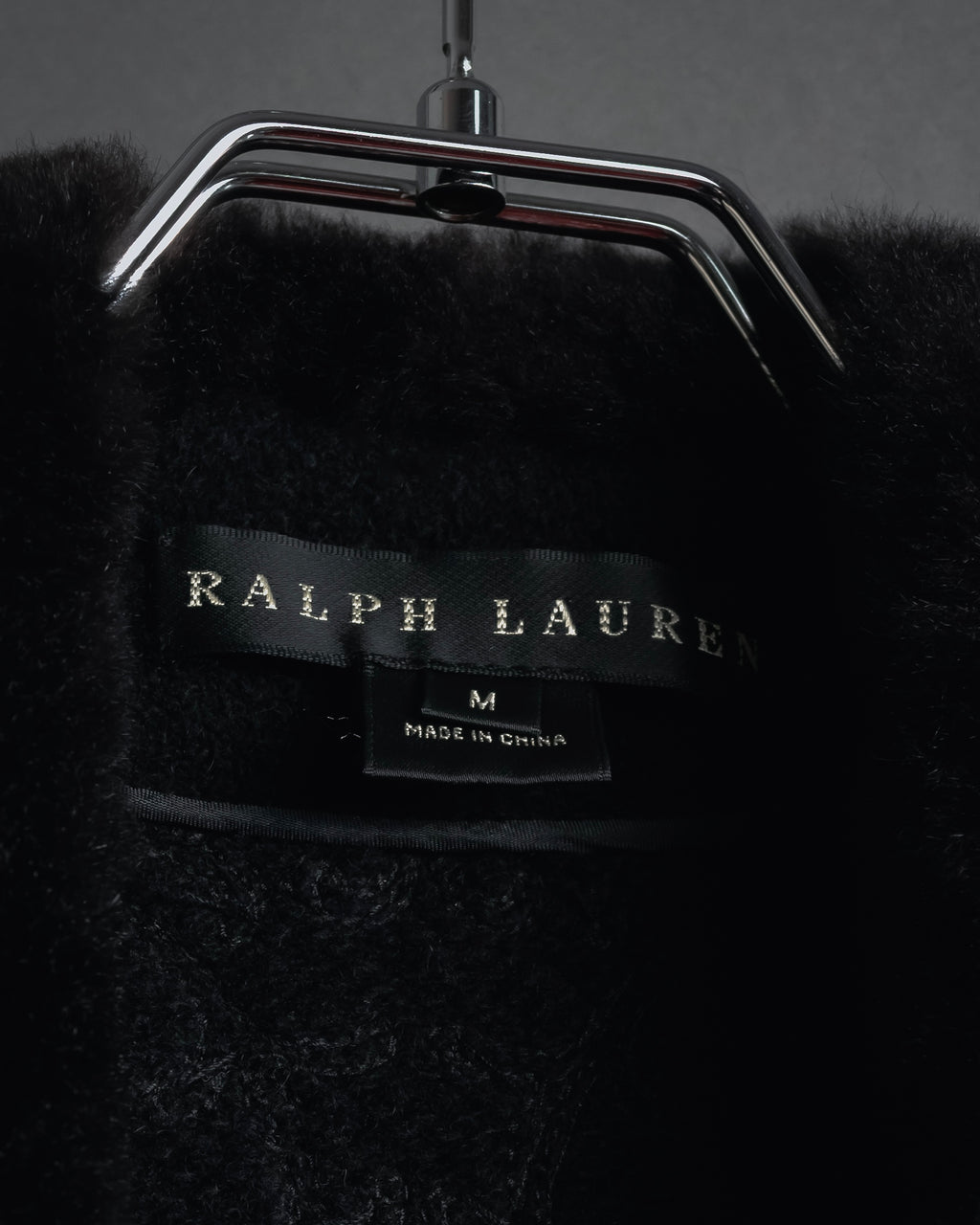 Chaqueta de piel con bordado de cuentas de los años 00 de Ralph Lauren