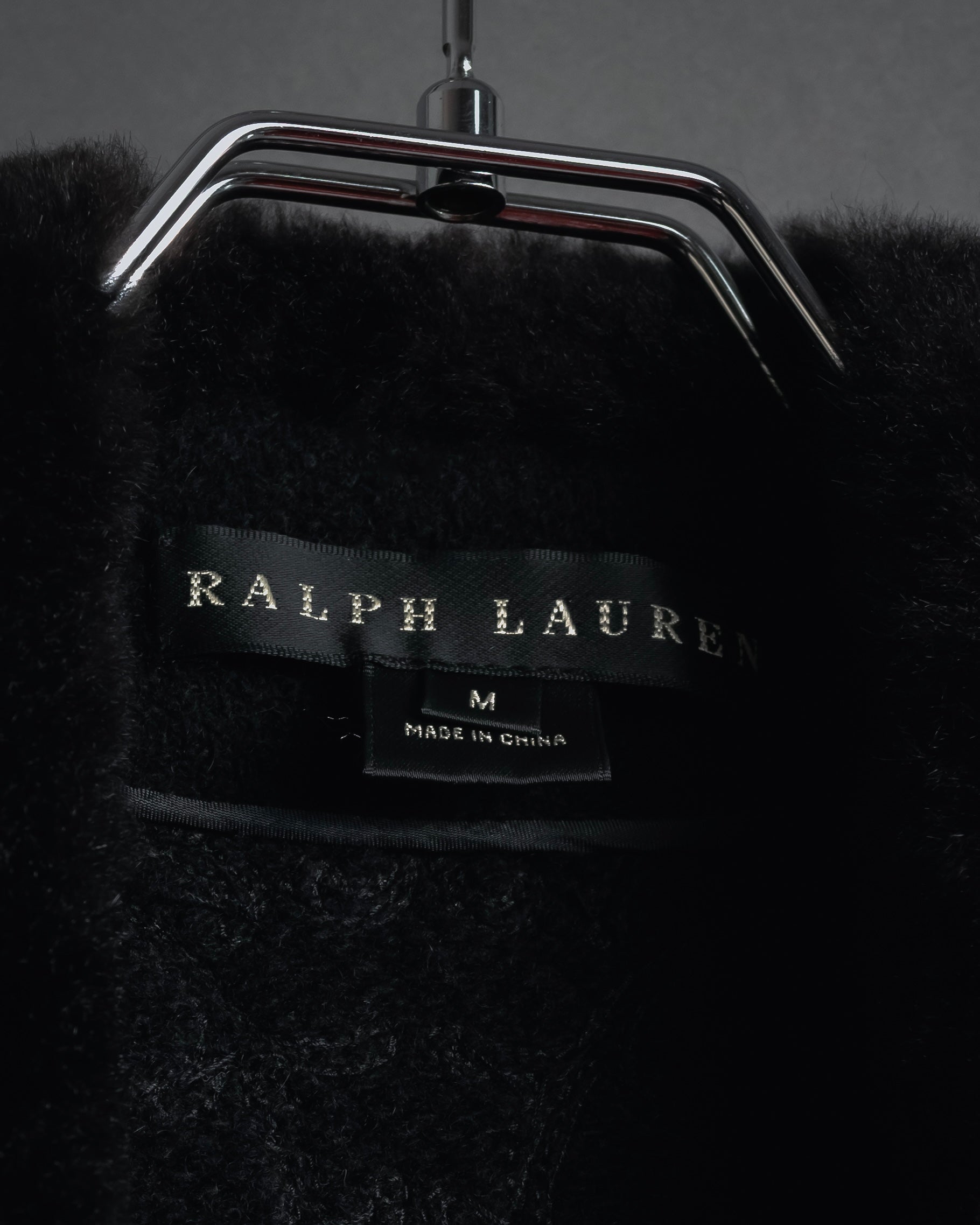 Chaqueta de piel con bordado de cuentas de los años 00 de Ralph Lauren