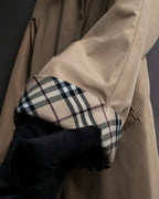 "BURBERRYS" Check reverse design short blouson