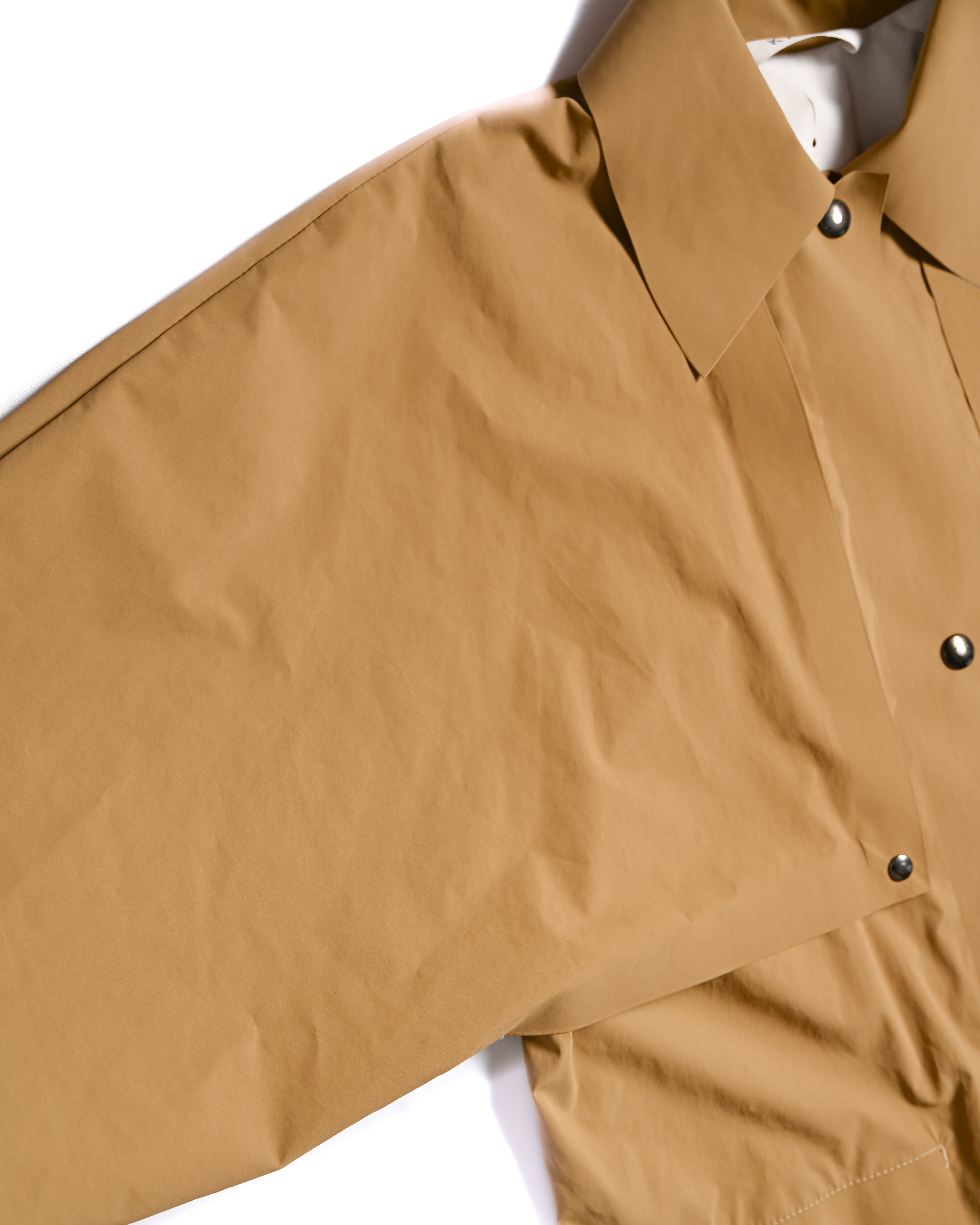 KASSL EDITION/ 20SS Patch Button Designed  Rain Coat