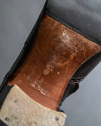 "YVES SAINT LAURENT" Medallion-embellished square heel boots