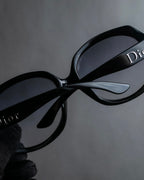 "Christian Dior" Black frame engraved logo sunglasses
