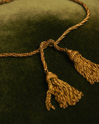 -SPECIAL- “Christian Dior“ 70’s-80’s Tassel rope chain necklace