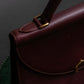 "Cartier" Jewelry inspiration bordeaux color trapezoid hand bag