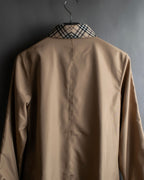 "BURBERRYS" Check reverse design short blouson