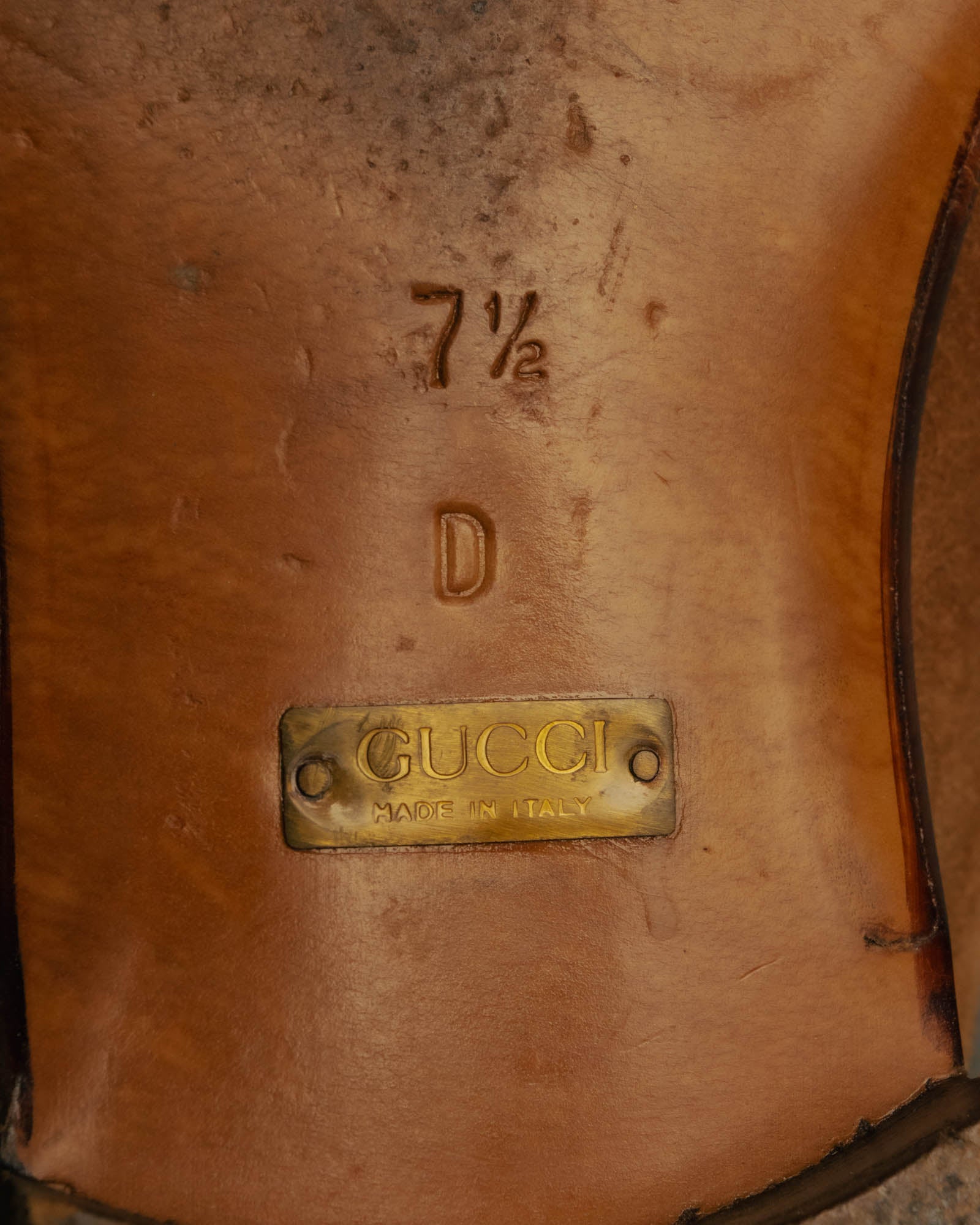 “GUCCI” 90’s-00’s Horsebit suede fringe loafers