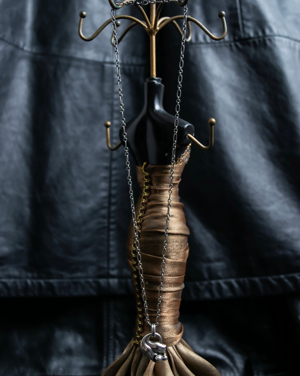 "GEORG JENSEN" Lily of the valley motif earrings