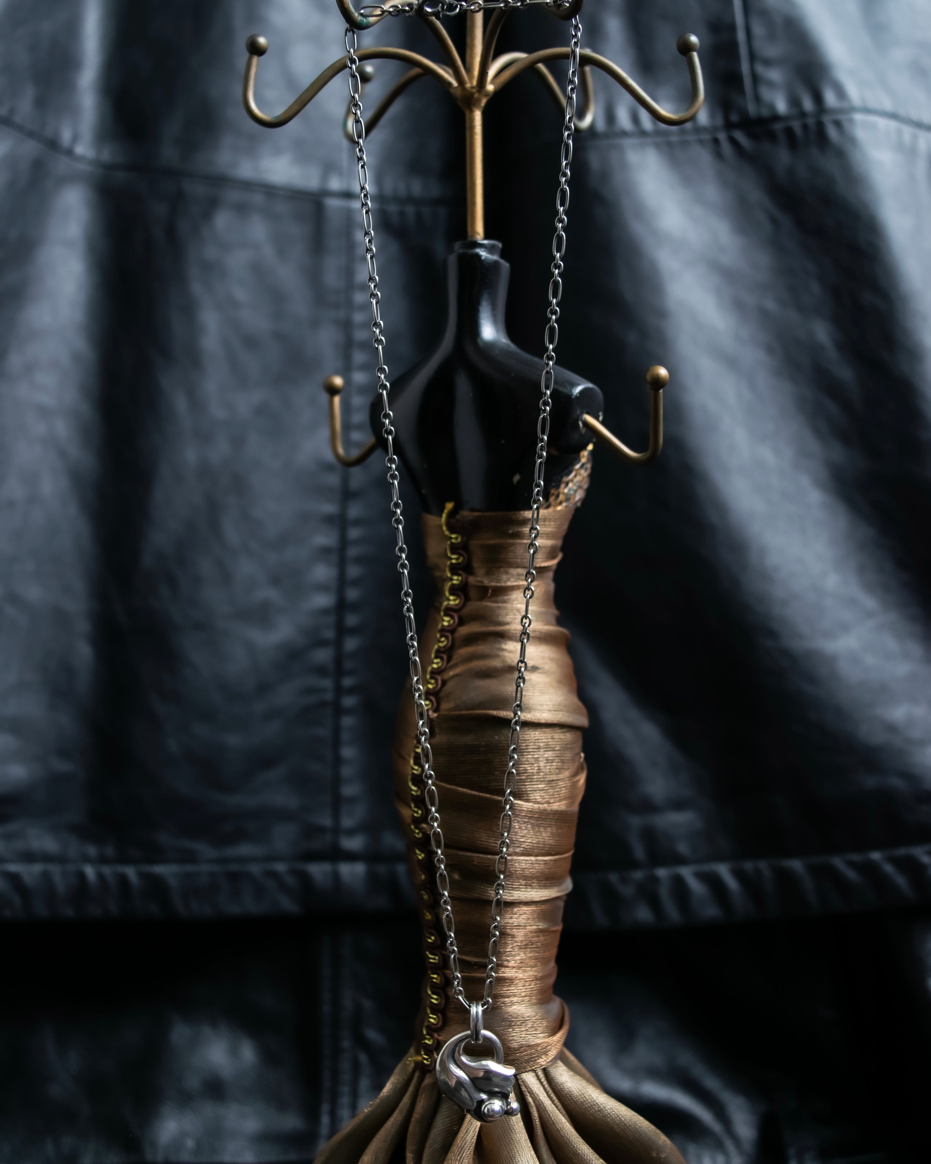 "GEORG JENSEN" Lily of the valley motif earrings