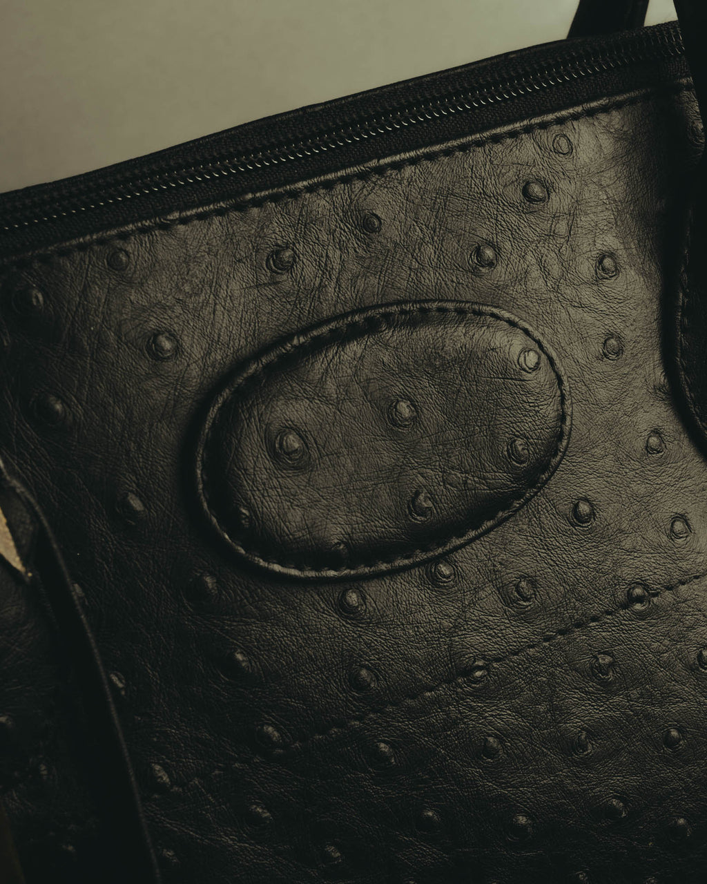 “Pierre Cardin” 80’s-90’s Ostrich leather top handle bag