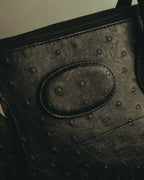 “Pierre Cardin” 80’s-90’s Ostrich leather top handle bag