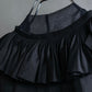 "GIVENCHY" Ribbon frill detail bow tie silk shirt ribbon frill detail