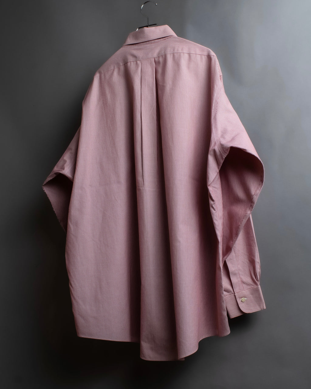 "BROOKS BROTHERS" Ultra thin stripe button down colour oversized shirt