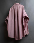 "BROOKS BROTHERS" Ultra thin stripe button down colour oversized shirt