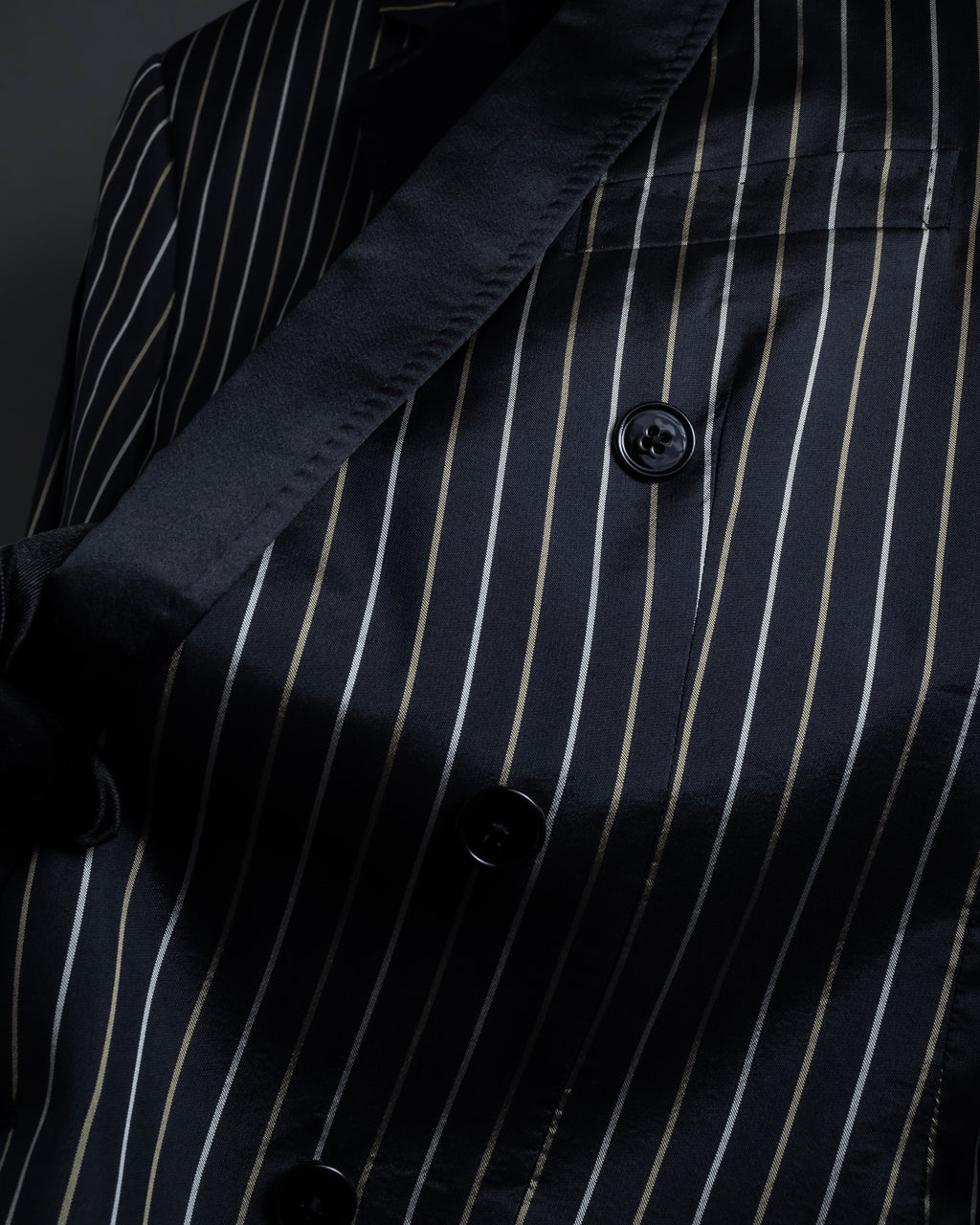 "Dolce & Gabbana" Silk design double-breasted tailored jacker