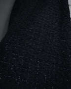 "tricot COMME des GARÇONS" 01AW textured tweed midi skirt