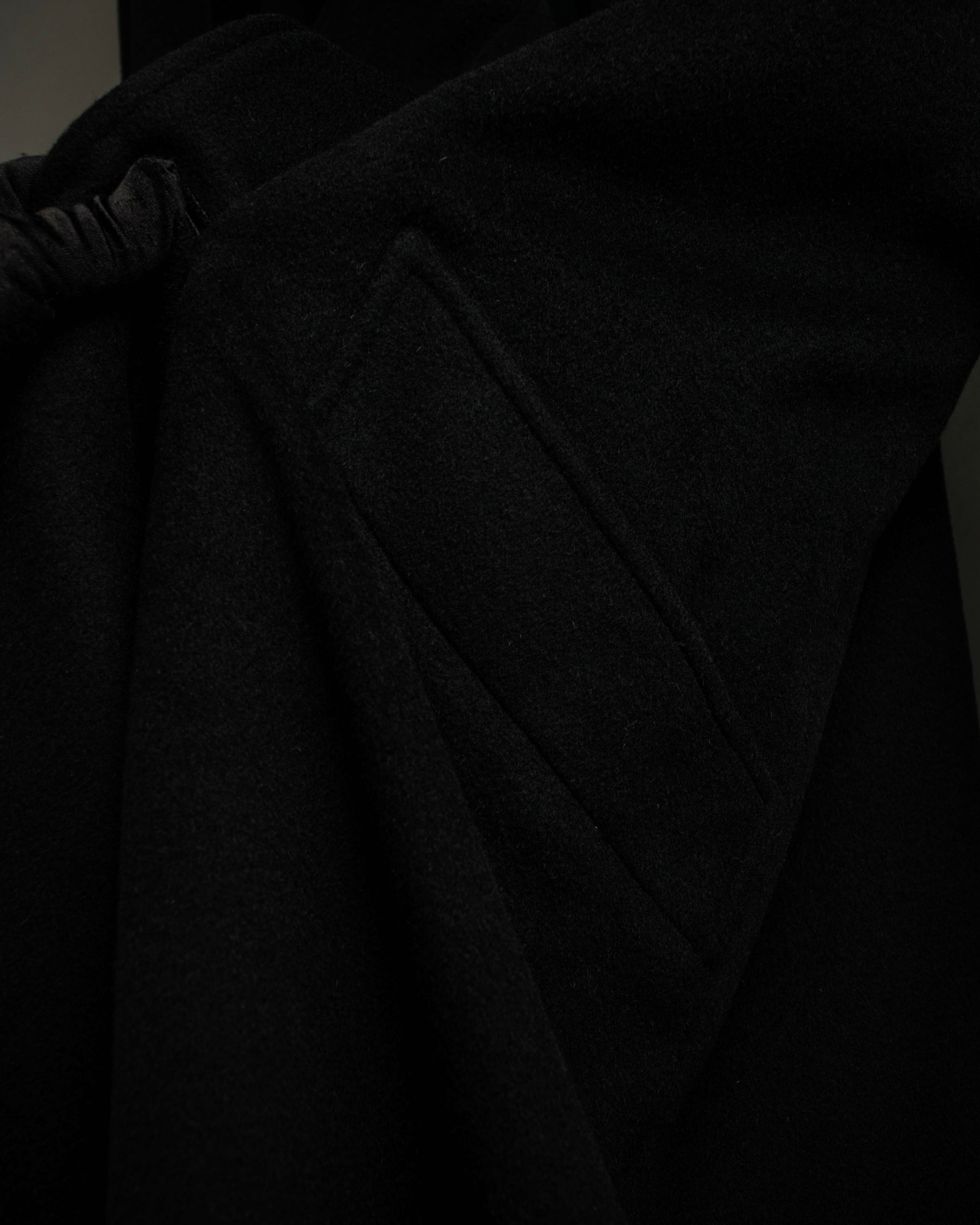 "Chloe" Peak lapel classically tailored chester coat