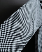 “VERSACE” checkered pattern zip pocket pull over