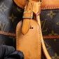 "LOUIS VUITTON" Deauville monogram pattern boston hand bag