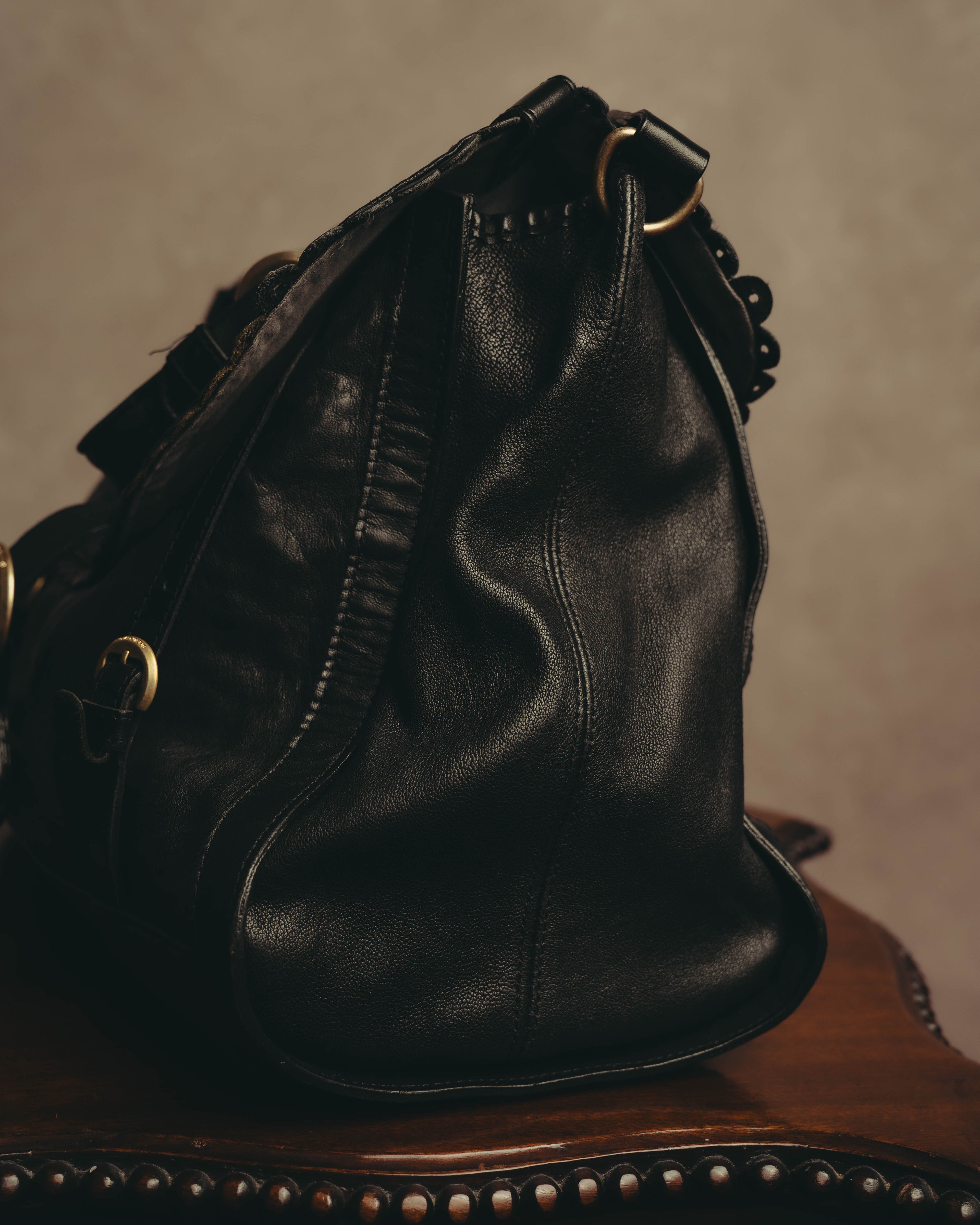 "SEE BY CHLOÉ" 00's-10's Soft black leather shoulder bag