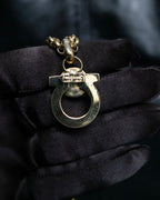 "Salvatore Ferragamo" Gancini design necklace