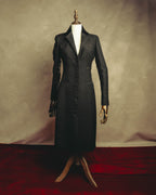"Bottega Veneta" 90's-00's Sculptural tailored long coat