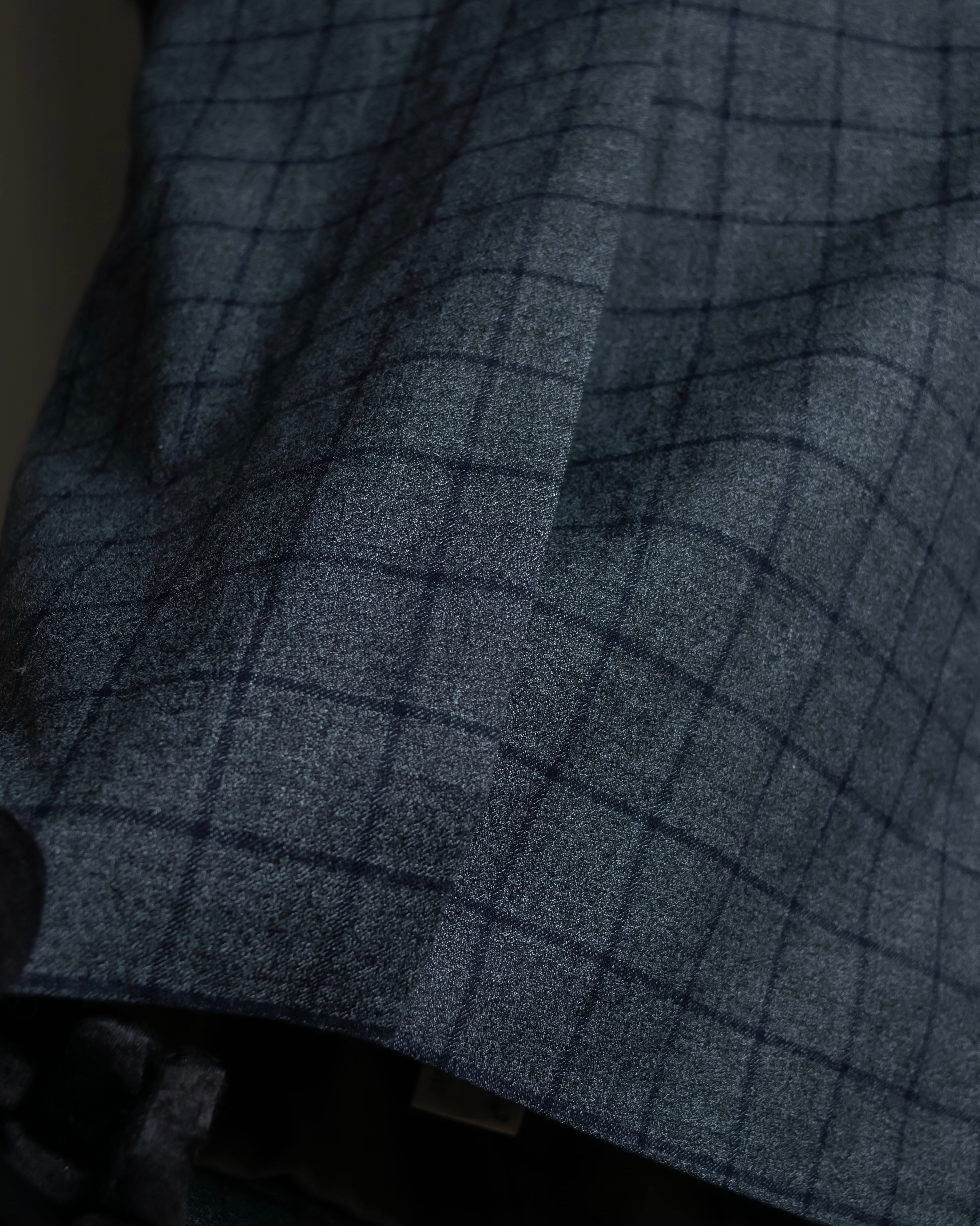 "JOHNBULL" Velvet collar design chesterfield coat