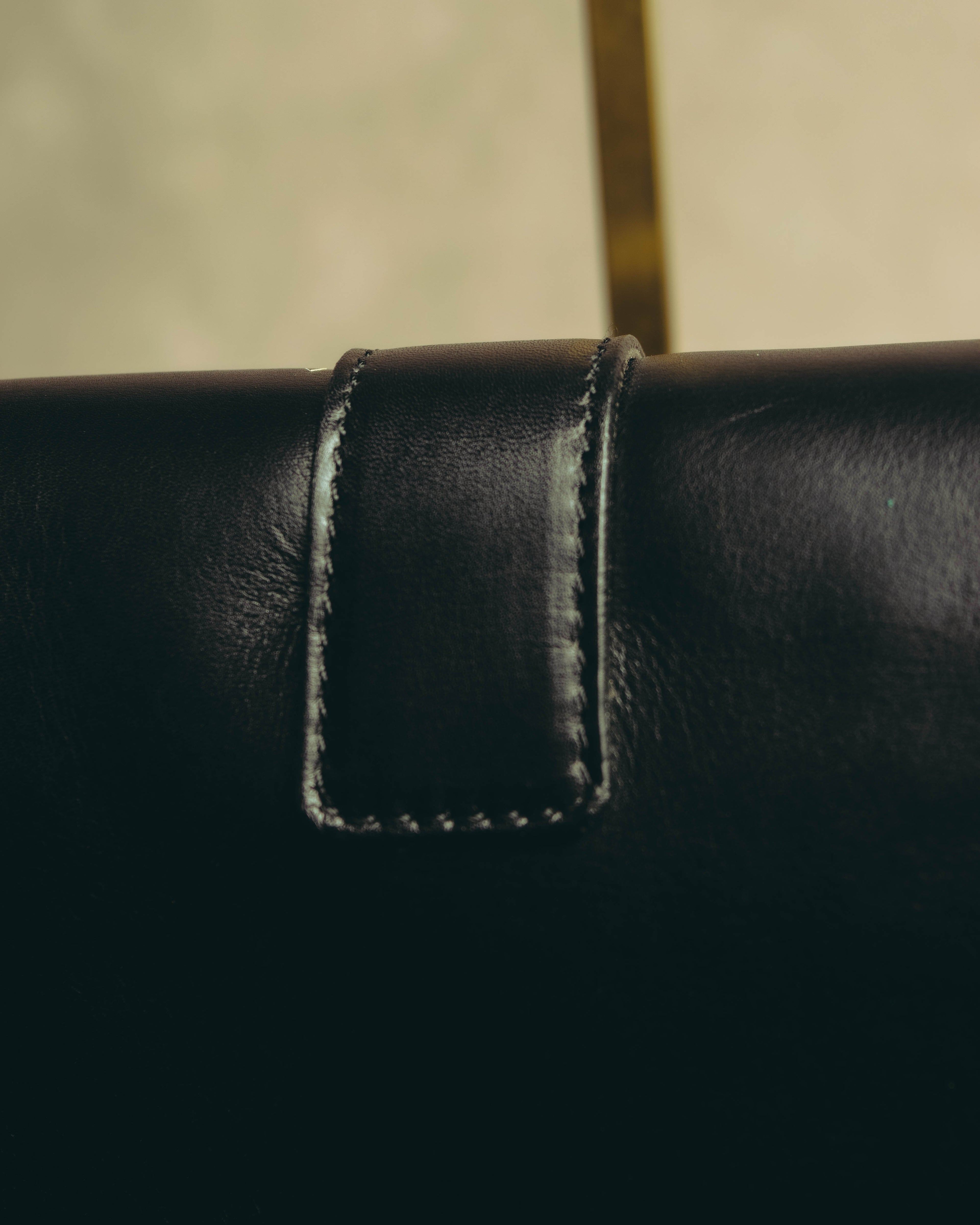 “CELINE” 90’s-00’s Ring lock leather shoulder bag