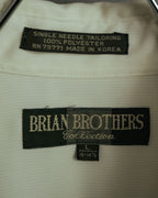 -MOOD Vintage Collections-
90’s Fine ridge ivory drape shirt