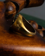 "DIOR" J’ADIOR engraved signet ring