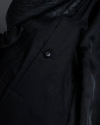 -SPECIAL- "Rick Owens" 15AW Beautiful wrinkles front zip leather jacket
