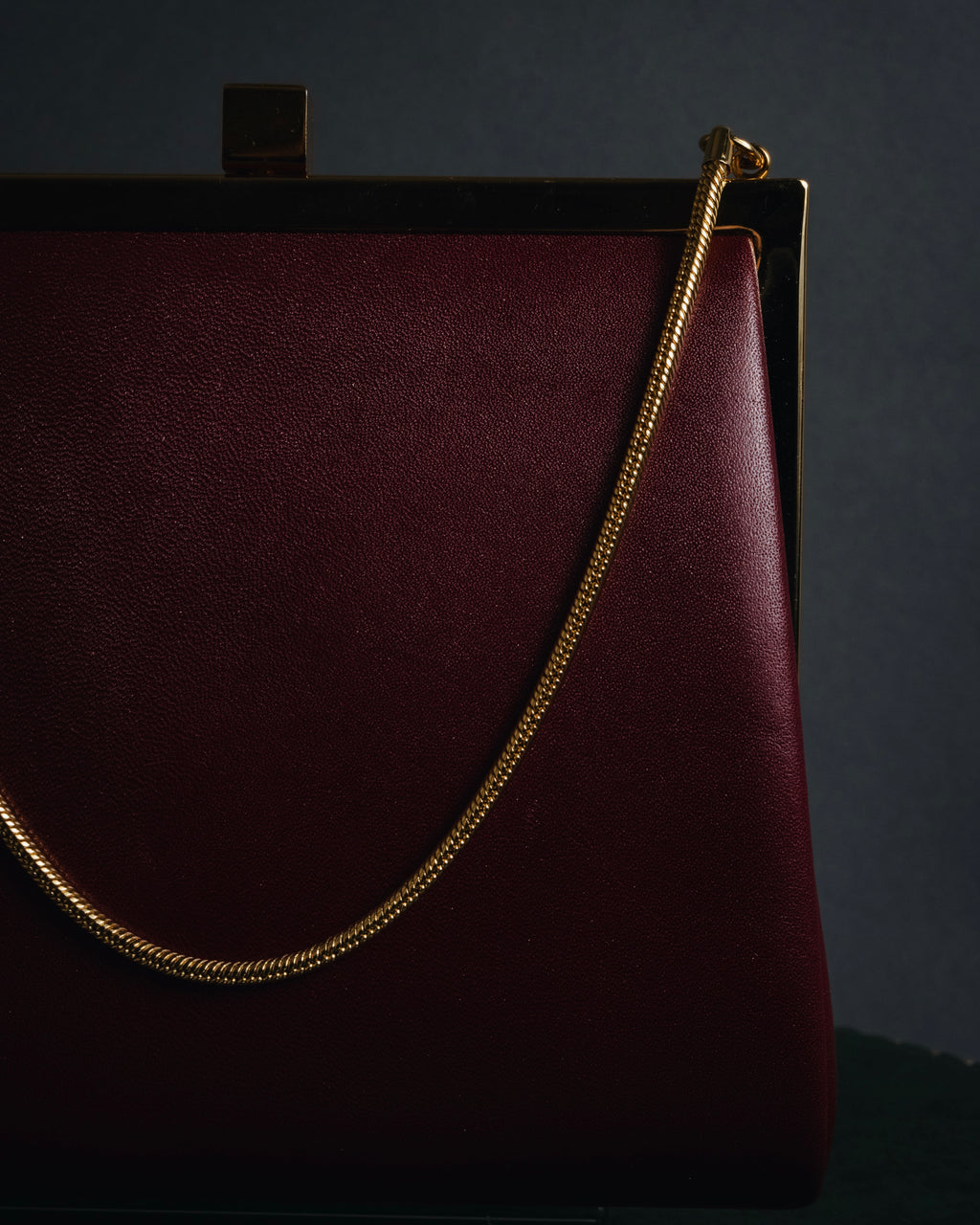 "BURBERRY" 00’s Framed chain formal bag