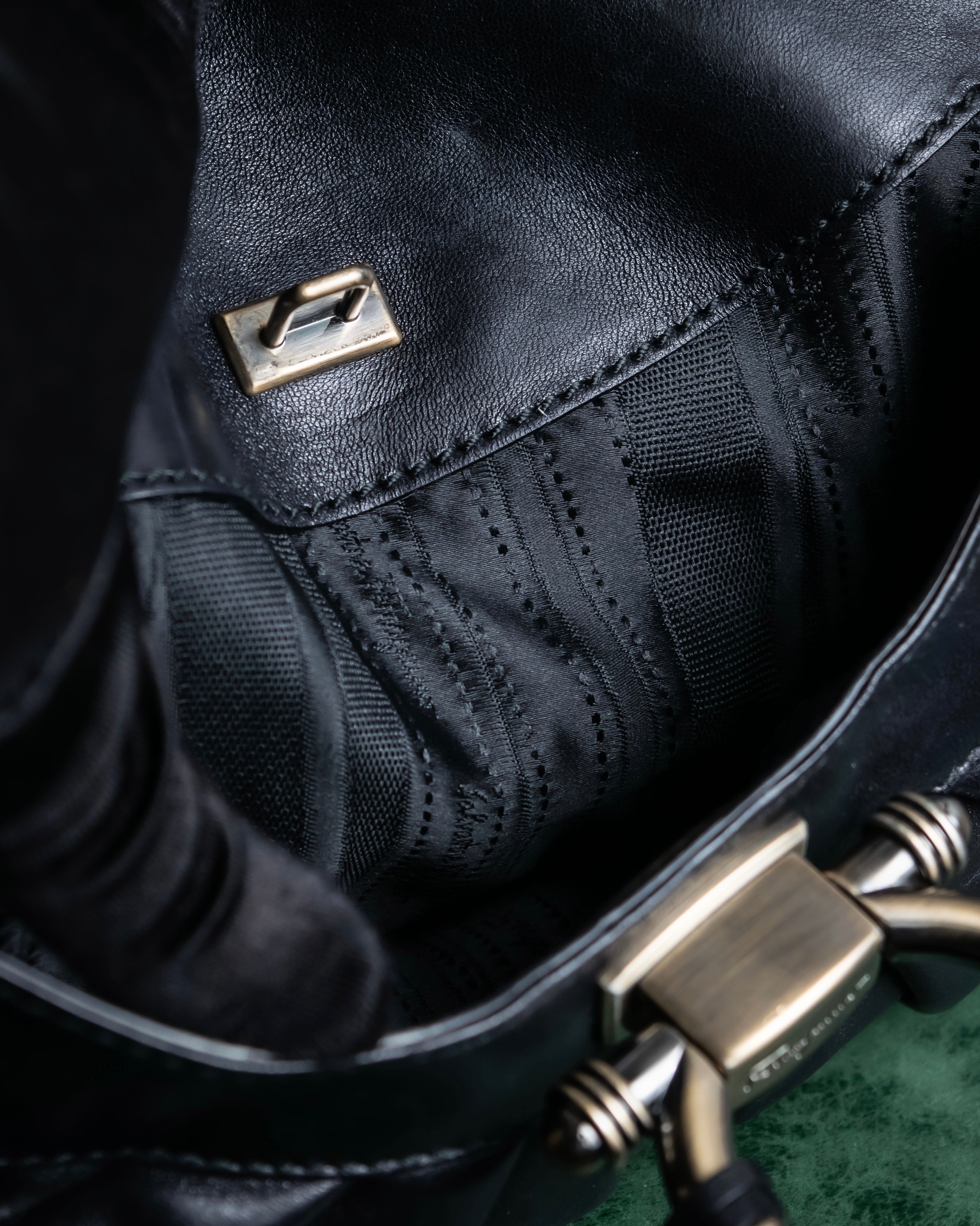 "Salvatore Ferragamo" Gancini motif leather one-handle bag