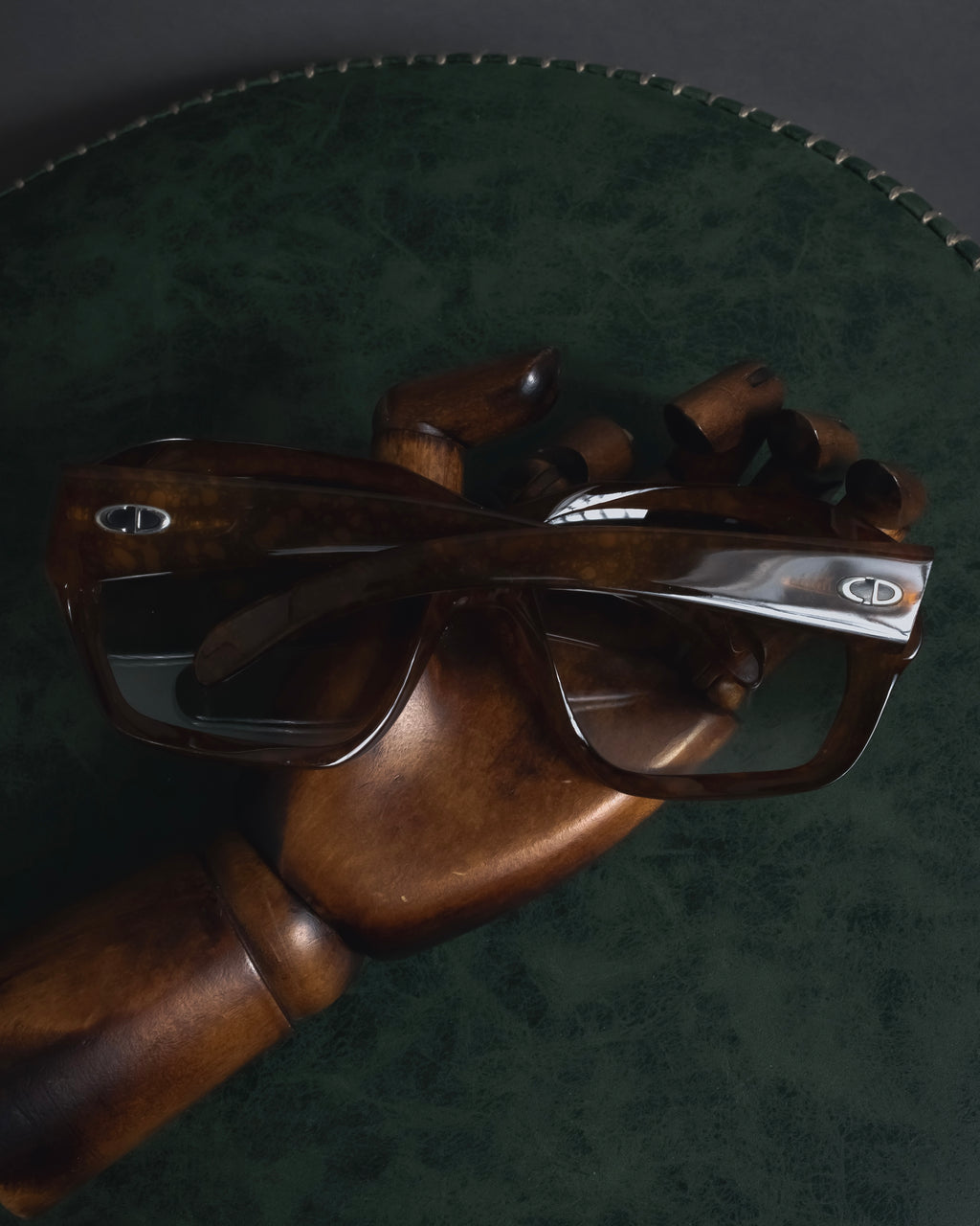 "Christian Dior" 80’s sculptural tortoiseshell optyl sunglasses