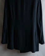 "DKNY" Asymmetrical design woven tailored jacket