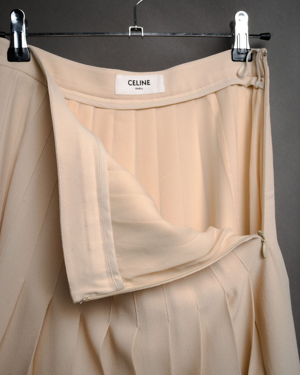 “CELINE” 2019-2023 Minimal pleated skirt