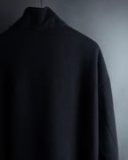 "ISSEY MIYAKE PLANTATION" Minimalist design A-line stand collar coat