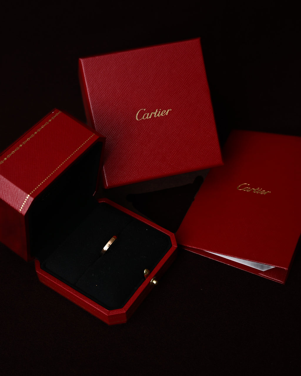 Cartier/ “D'Amour” K18 Pink Gold Ring (48)