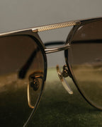 "Burberrys" 90's Classic metal aviator sunglasses