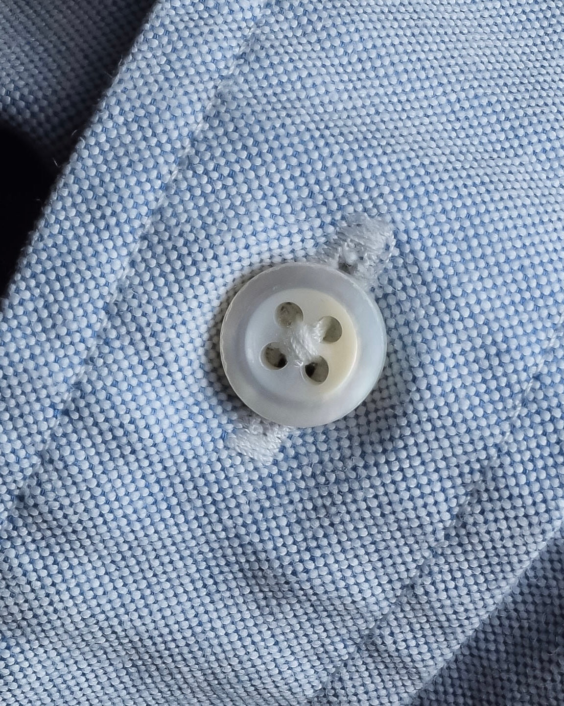 "THOM BROWNE" Hidden tricolor design cotton shirt