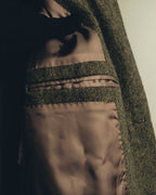 "BURBERRY LONDON" 00's-10's Classic wool tweed coat
