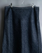 "tricot COMME desGARCONS" Flared silhouette wool cropped skirt